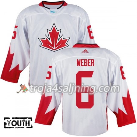 Kanada tröja Shea Weber 6 World Cup i ishockey 2016 Vit - NHL Tröjor Barn Kanada tröja Shea Weber 6 World Cup i ishockey 2016 Vit - NHL Tröjor Barn